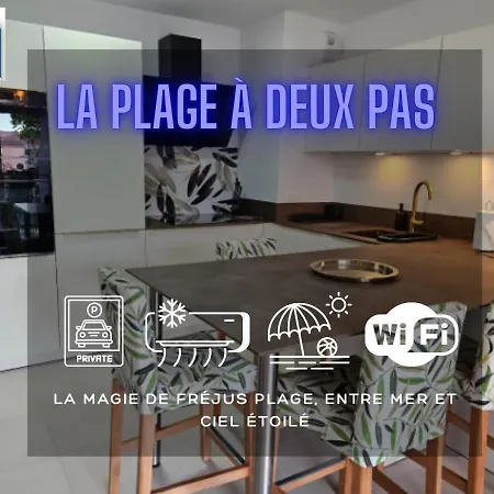 Apartament T2 Evasion Azur-4p 150m From T/sea, Terrace, Park. Fréjus