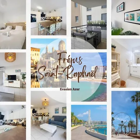 T2 Evasion Azur-4p 150m From T/sea, Terrace, Park. Appartement